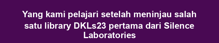 Yang kami pelajari setelah meninjau salah satu library DKLs23 pertama dari Silence Laboratories